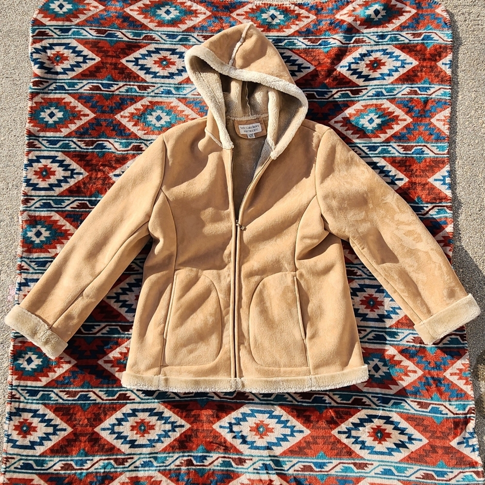 Mulberry Street Faux Fur Zipper Coat
